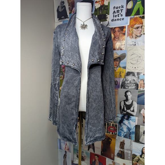 Studded Y2k Jacket Cardigan - Picture 1 of 5